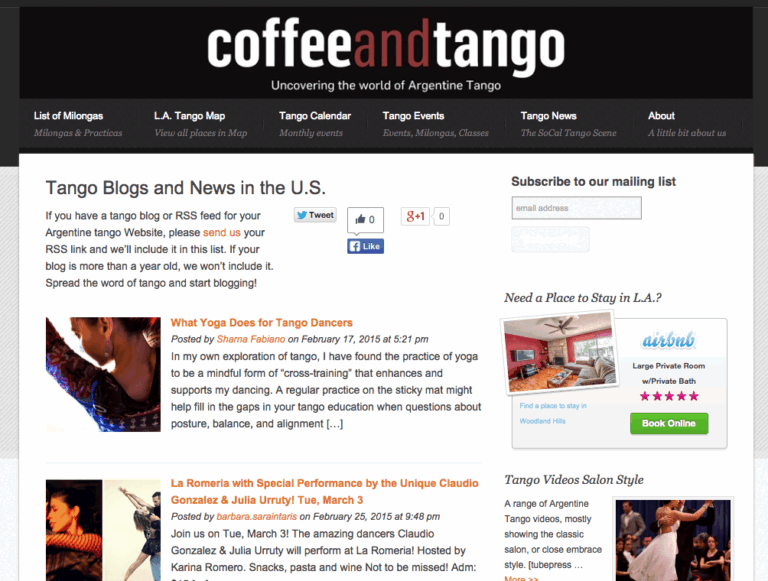 tango blogs